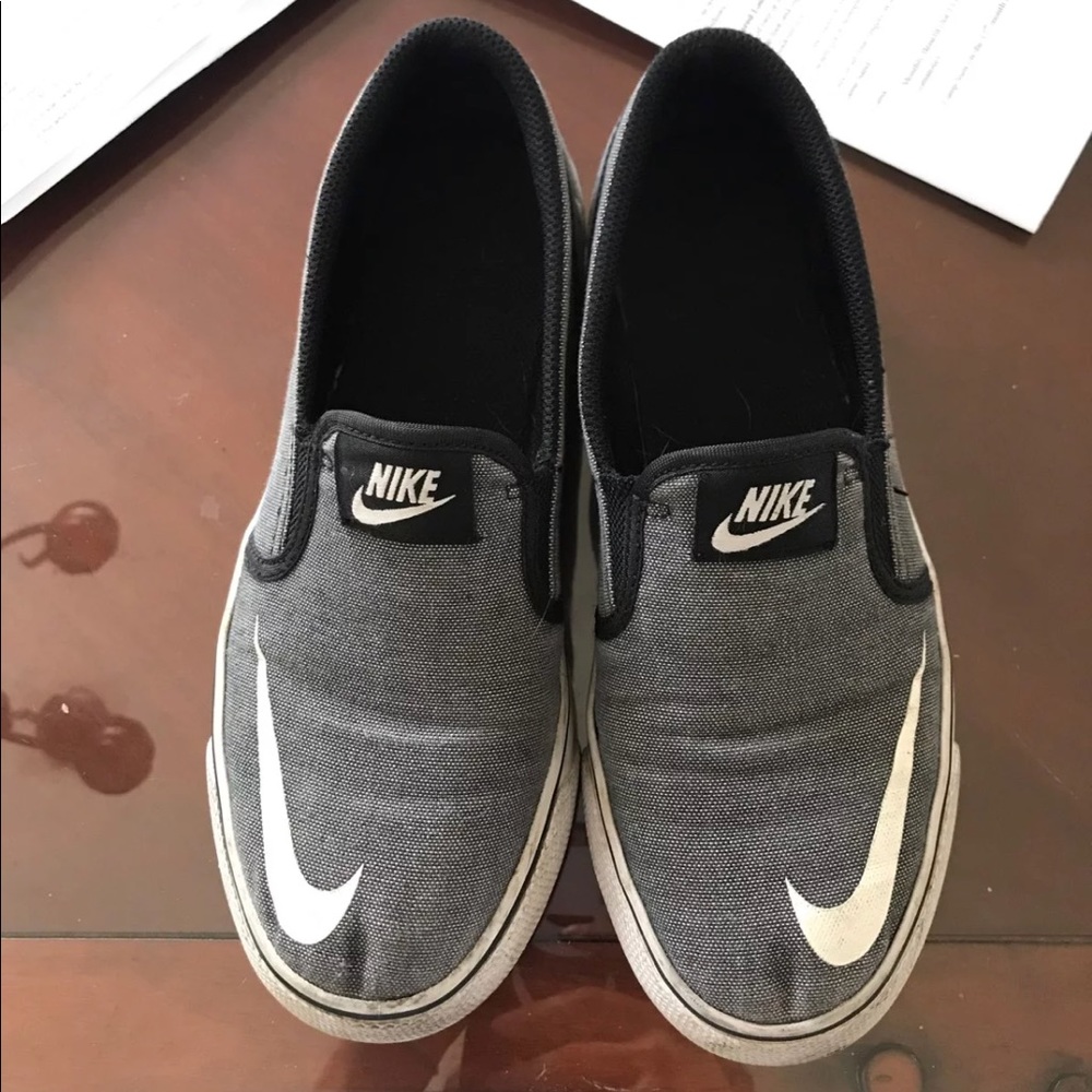 Nike Grey Slip-ons